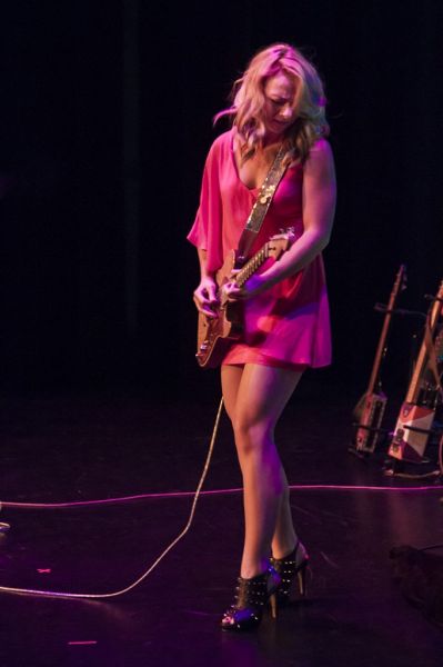 Samantha Fish onstage at the Wildey Theatre